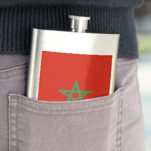 Flasque drapeau marocain