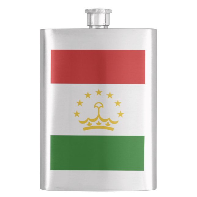Flasque Drapeau Tadjikistan (devant)