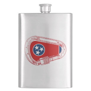 Flasque Drapeau Tennessee Escalade carabiner