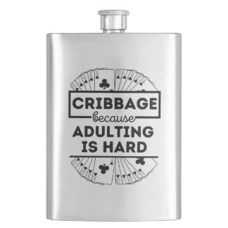 Flasque Drôle Cribbage