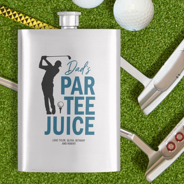 Flasque Drôle de “Jus de fête de Papa” Boisson de golf (Créateur téléchargé)