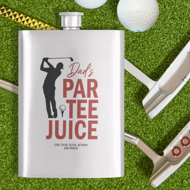 Flasque Drôle de “Jus de fête de Papa” Boisson de golf (Créateur téléchargé)