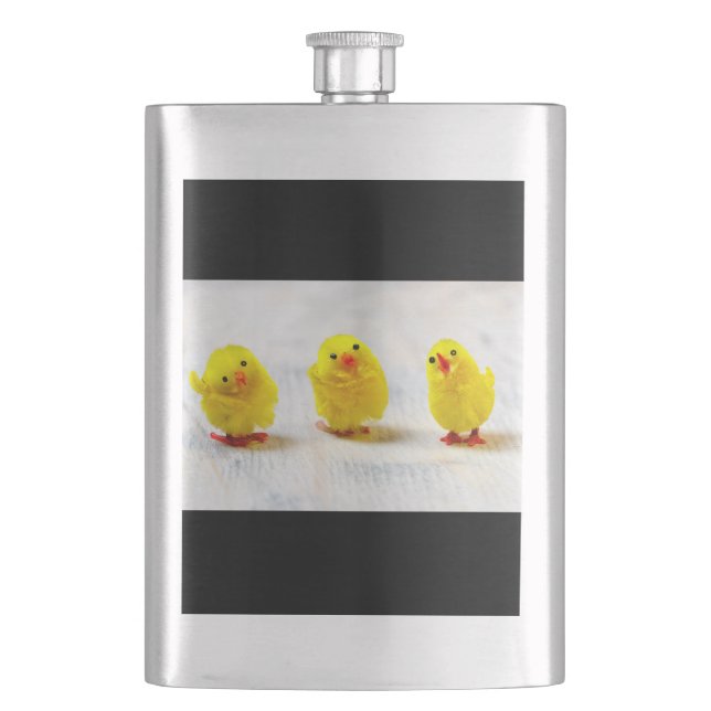 Flasque Easter Decoration - chicks en row (devant)