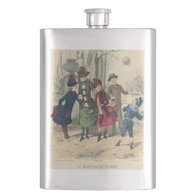 Flasque Enfants Famille Antique Victorienne Enfant (devant)