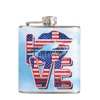 Flasque enveloppée de vinyle de 177 ml Flasque