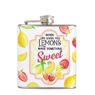 Flasque enveloppée de vinyle de 177 ml Flasque