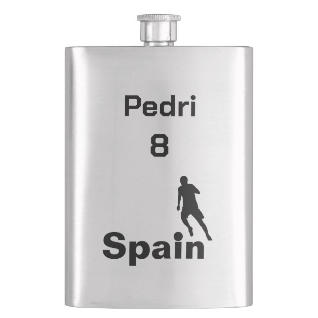 Flasque Espagnol Football, personnalisable (devant)