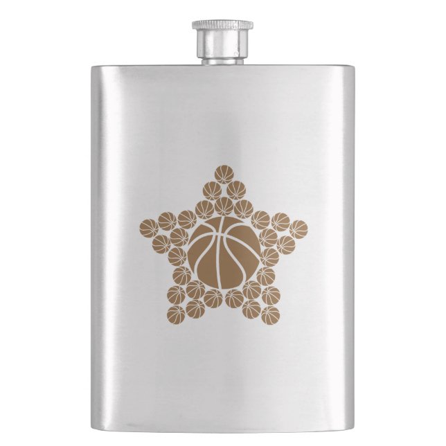 Flasque Étoile de basket (devant)