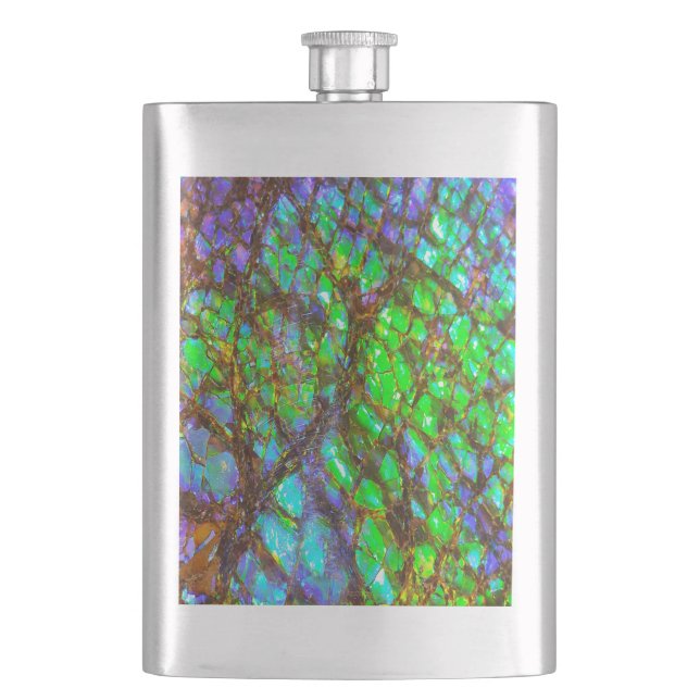 Flasque Falln Peacock Ammolite (devant)