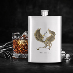 Flasque Fantaisie de Gryphe Griffin Mythologie 