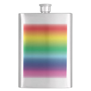 Flasque Fierté arc-en-ciel couleurs lgbtq drapeau gay -