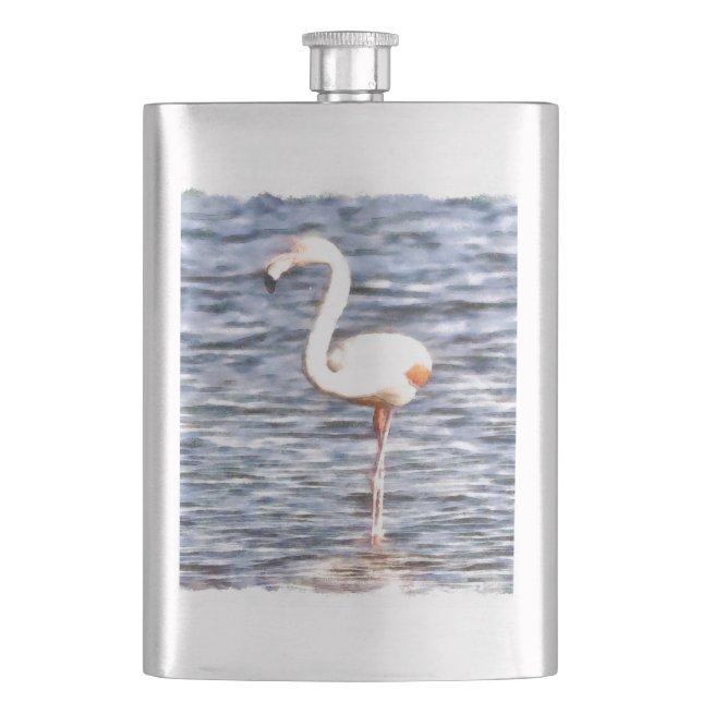 Flasque Flamant rose sauvage (devant)