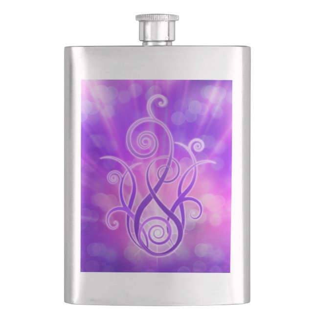 Flasque Flamme violette / Feu violet (devant)