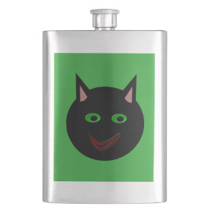 Flasque Flashs de chat noir Halloween
