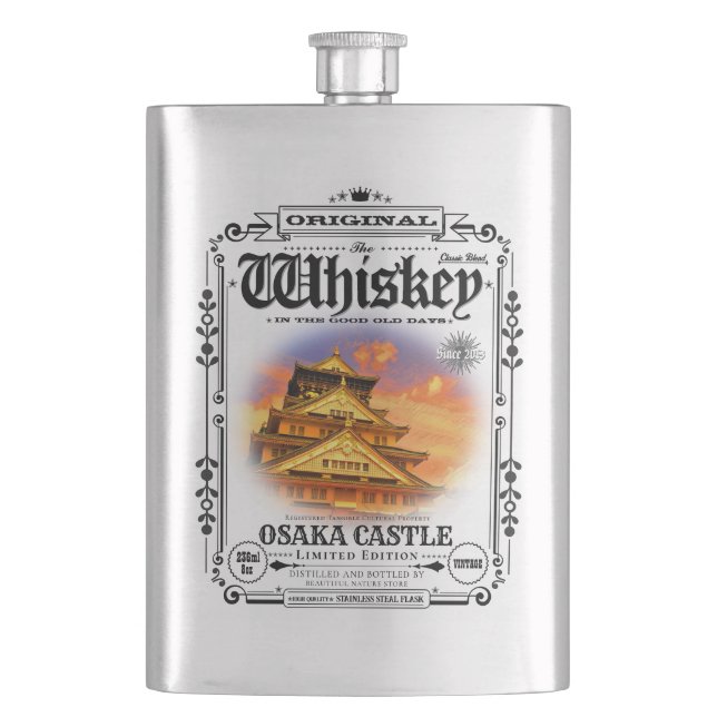 Flasque FLASK_Osaka Castle (Sunset ver.) (devant)