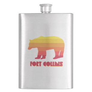 Flasque Fort Collins Colorado Ours arc en ciel