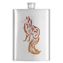 Fox rouge Kitsune de tribal de Firey