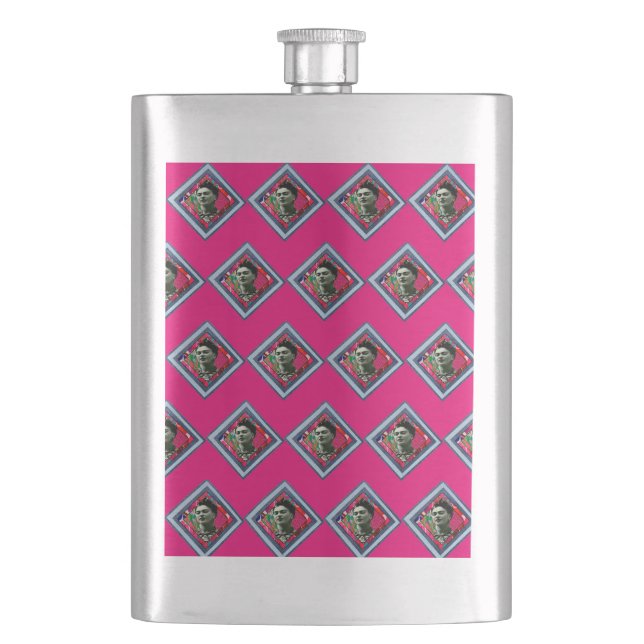 Flasque Frida Kahlo Retro Denim Diamond (devant)