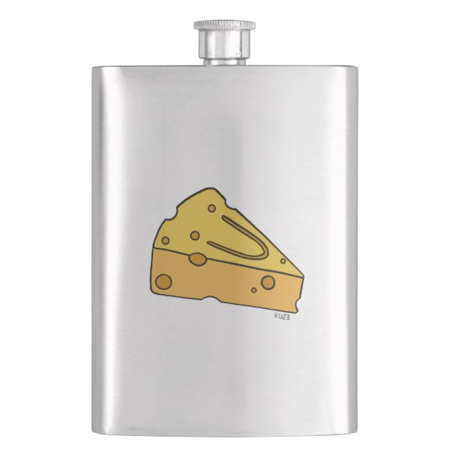 Flasque Fromage Mignon qui fait la gueule de fromage (devant)