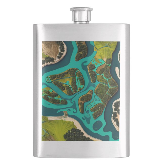 Flasque Futuristic Marshlands (devant)