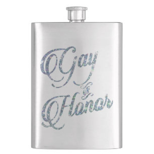 Flasque Gay of Honor Bar   Garde personnalisée de la fête 