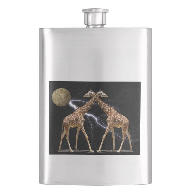FLASQUE GIRAFES COSMIQUES (devant)