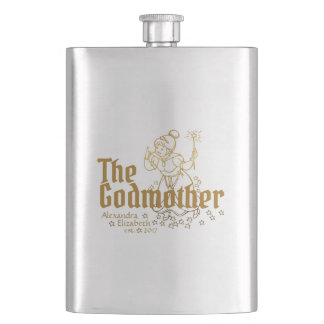 Flasque Gold Fairy Personnalisable The Godmère