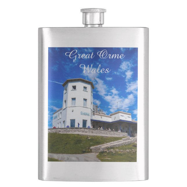 Flasque Grand Orme Pays de Galles. (devant)