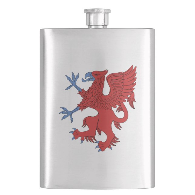 Flasque Griffin Rampant Gules (devant)