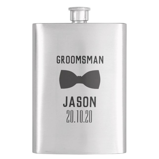 Flasque Groomsmen Wedding Party Cadeau  (devant)