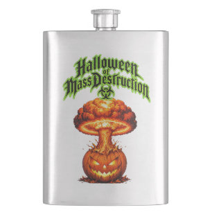 Flasque Halloween de destruction massive Citrouille toxiqu