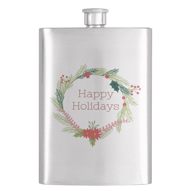 Flasque Happy Holidays (devant)