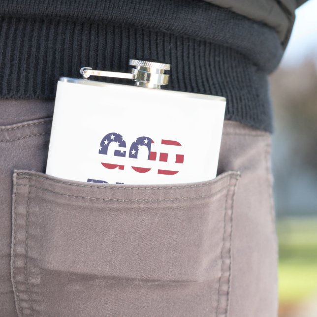 Flasque Héritage - Pocket Bold God Bless America (En situation)