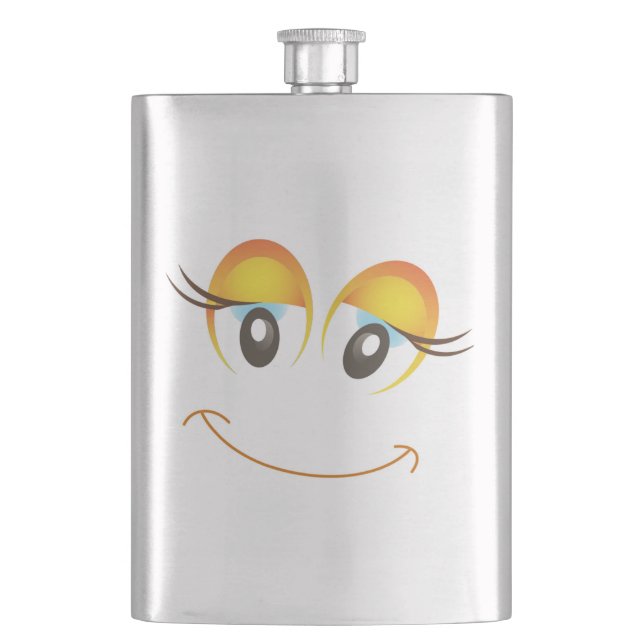 FLASQUE HEUREUSE FILLE FACE (devant)
