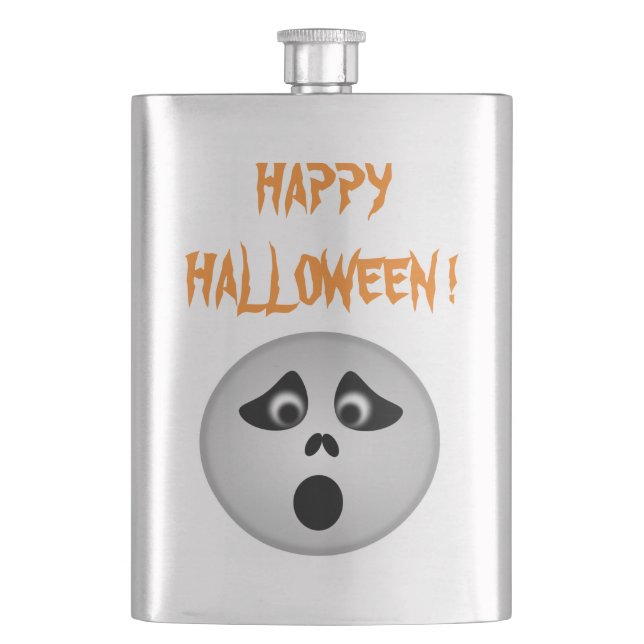 FLASQUE "HEUREUX HALLOWEEN" GHOST (devant)
