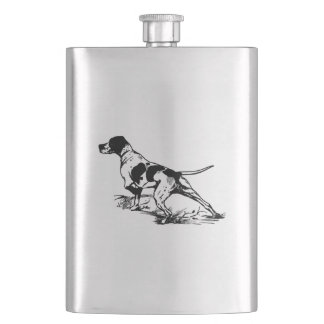 Flasque Hip flask hunting dog