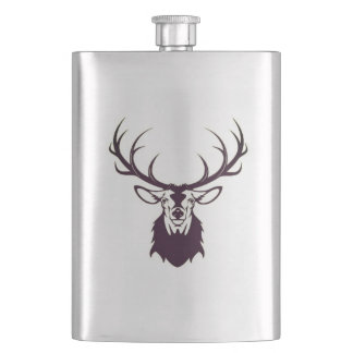 Flasque Hip flask with deer