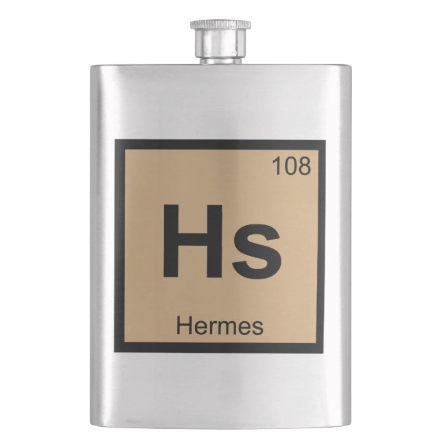 Flasque Hs - Hermès Symbole du tableau périodique de la ch (devant)