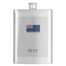 I Love NZ Classic Flask