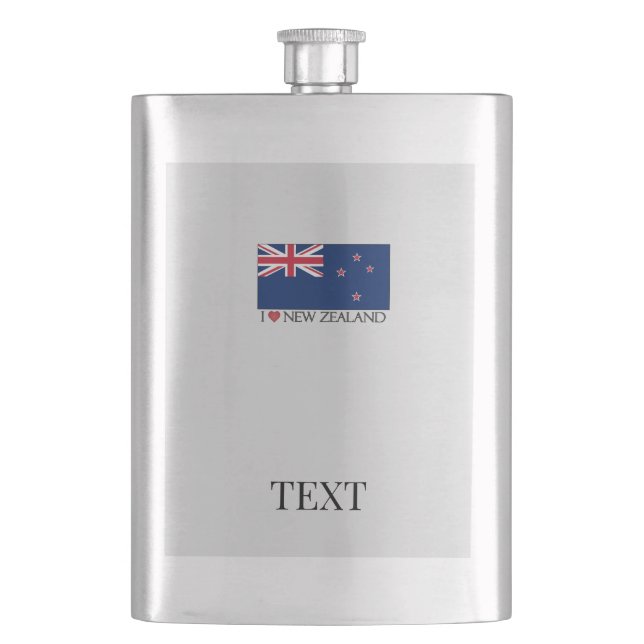 Flasque I Love NZ Classic Flask (devant)