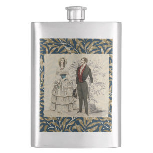 Flasque Illustration de mariage victorien vintage 1844