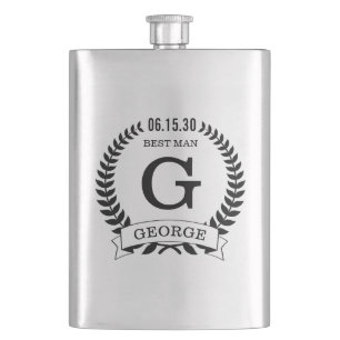 Flasque Initiales du témoin