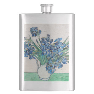 Flasque Iris bleus par Vincent Van Gogh Beaux-Arts