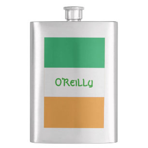 Flasque Irishman Ireland Flag Nom de famille St Paddys Iri