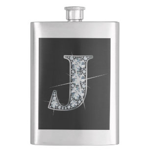 Flasque J Faux-"Diamond Bling"