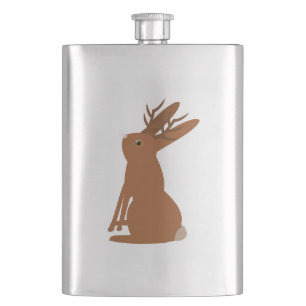 Flasque Jackalope Halloween Farce ou Friandise