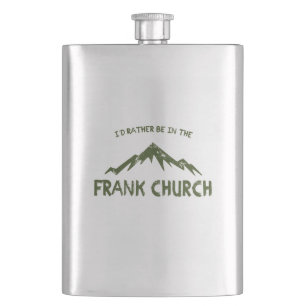 Flasque Je Préférerais Être Dans L'Église Frank