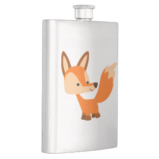 Flasque Joli Dessin De Cartoon Fox Classic Flask