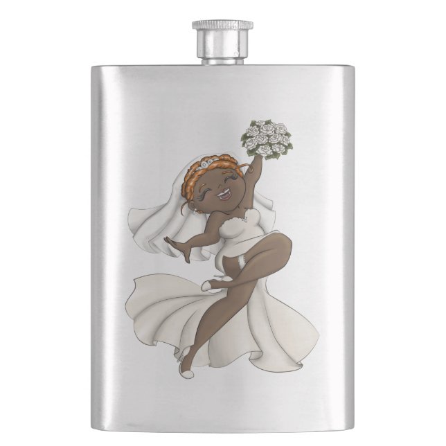 Flasque Joyeuse mariée 03 (devant)