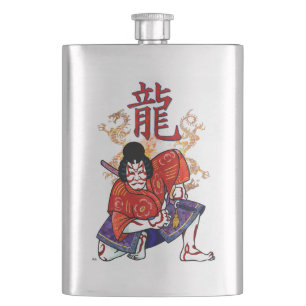Flasque Kabuki acteur japonais Folk Art